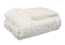 Royal Luxe Faux-Sherpa Throw