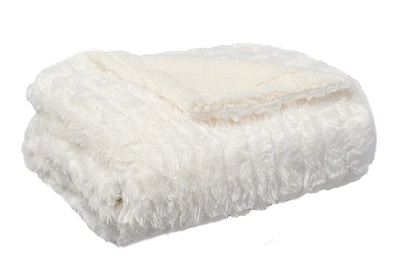 Royal Luxe Faux-Sherpa Throw