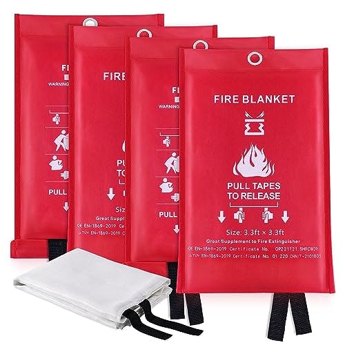 Fire Blanket 4-Pack