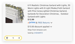 Realistic Christmas Garland