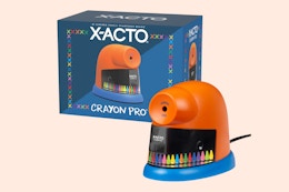 Electric Crayon Sharpener, Now $28.01 on Amazon card image