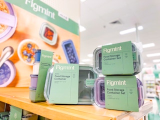 figmint food storage  sets on target shelf