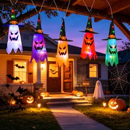 Halloween Witch Hat String Lights