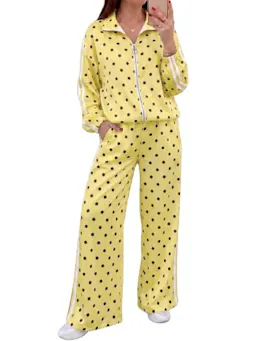 Women's Polka Dot Tracksuit