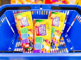 3 Crayola Paint Sets in Walmart shopping basket