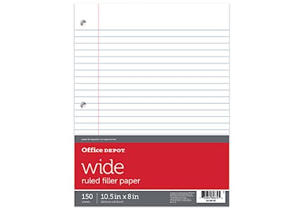 Office Depot Ruled Paper