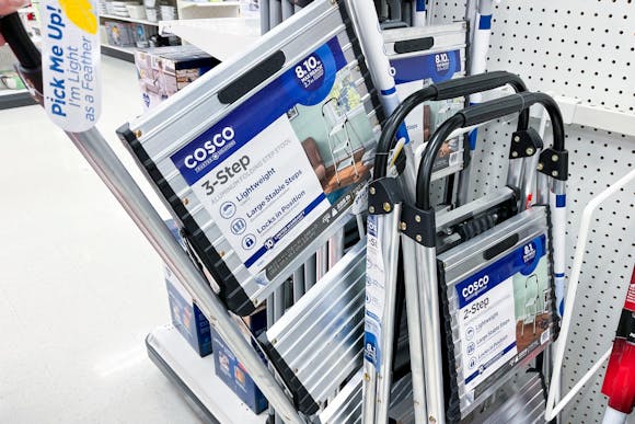 Score This Cosco 3-Step Aluminum Step Stool for $33 at Target (Reg. $60)