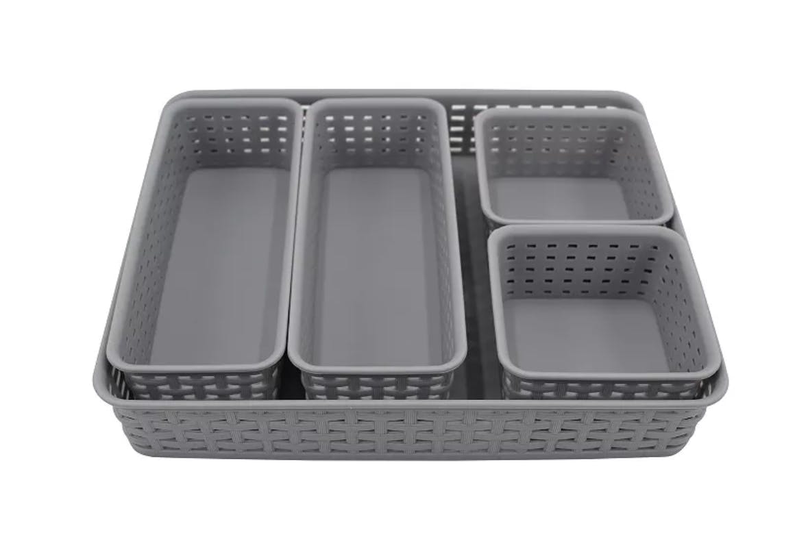 The Big One Plastic Storage Bin Set