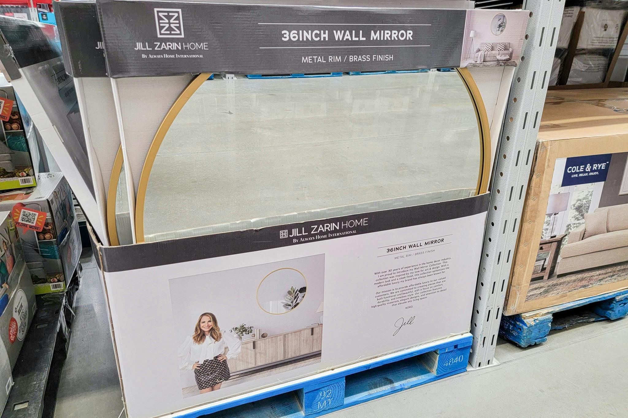36" Round Wall Mirror, Only $49.98 at Sam's Club - The Krazy Coupon Lady