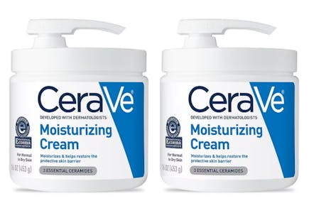 2 Cerave Moisturizing Creams