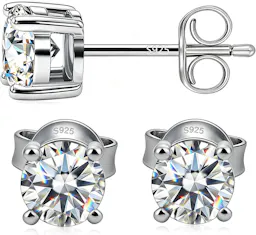 Moissanite Stud Earrings
