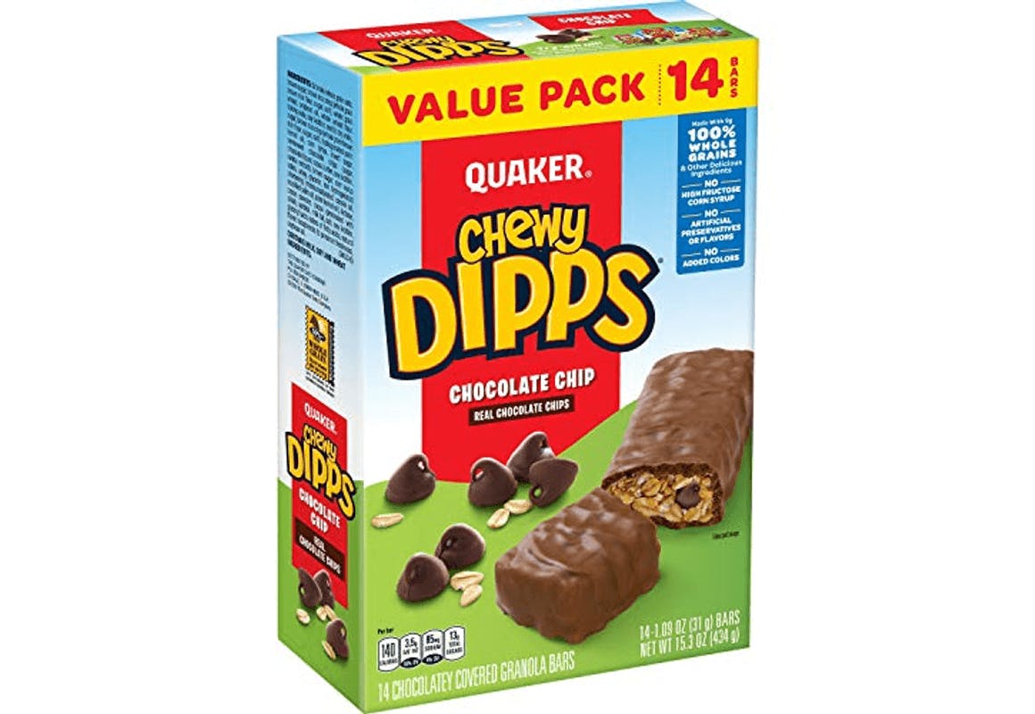 2 Quaker Chewy Granola Bar Boxes