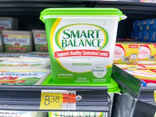 Butter on the shelf at Walmart