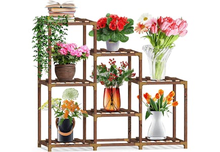 Wood Plant Stand