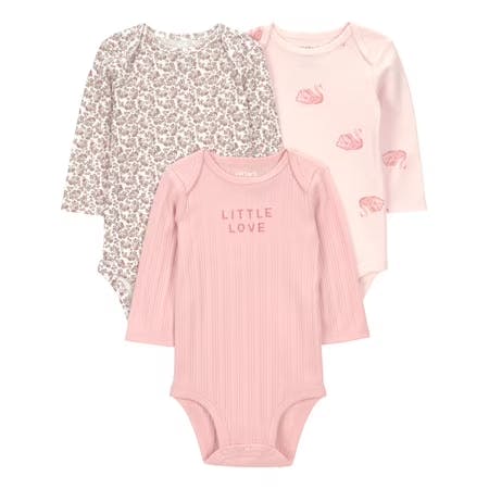 Baby Bodysuits 3-Pack