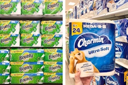 3 Packs of Bounty Paper Towels for $15.60 at Target (Plus $8.24 Charmin) card image
