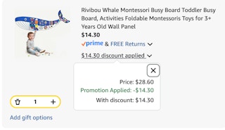 busy board Amazon receipt