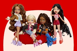 4 Bratz Going Out Fashion Dolls (stock image)