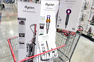 costco dyson vacuum and hair tools deals in cart