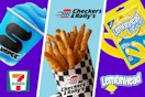 friday food deals slurpee checkers fries lemonhead ropes