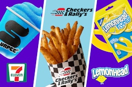 friday food deals slurpee checkers fries lemonhead ropes