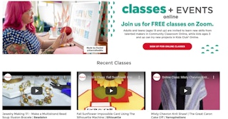 free online classes at michaels 