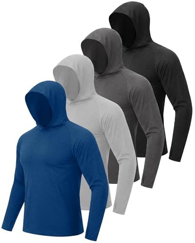 Men's UPF 50+ Fishing Shirts 4-Pack