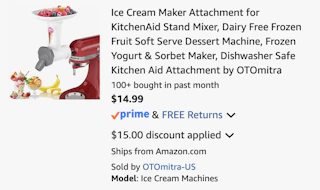 Amazon Ice Cream Maker Attachment 2026 2