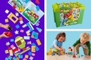 3 images of the LEGO DUPLO Classic Deluxe Brick Box Building Set 