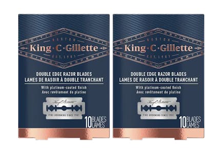 20 King C. Gillette Razor Blades