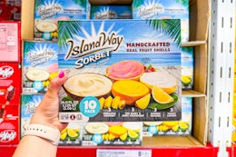 Sam’s Club Limited-Time Treats: Island Way Sorbet for $12.92, Plus More card image