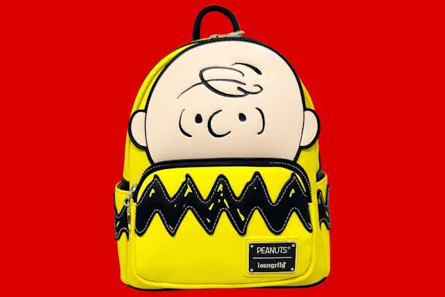 Loungefly Peanuts Charlie Brown Bag, Only $40 on Amazon (Reg. $80) card image