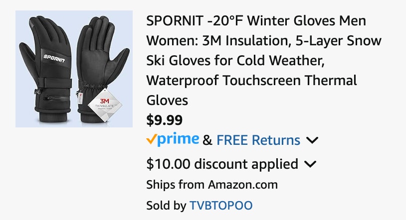 Amazon Winter Gloves 2025 2