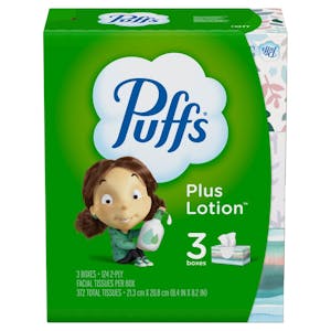 Puffs Facial Tissues 3-Pack