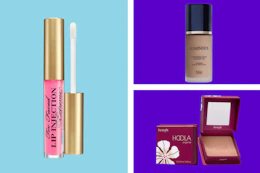 makeup in a collage 