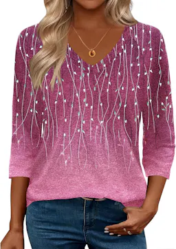 Women's V-Neck Top