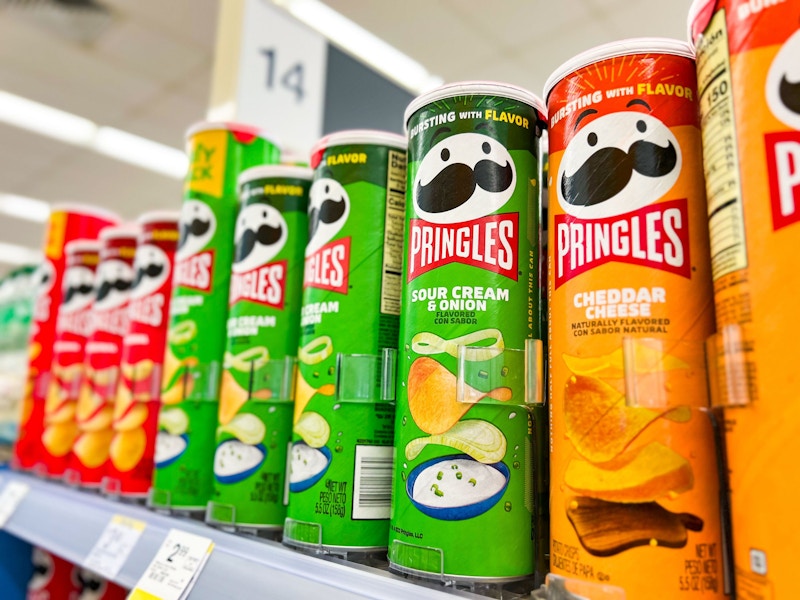 pringles on a shelf