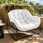 Luisangel Iron Outdoor Rocker Chair