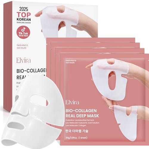 Elvira Bio-Collagen Mask 4-Pack