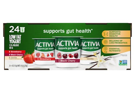 Activia Lowfat Yogurt 24-Pack