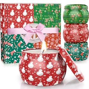 Christmas Candles 4-Pack
