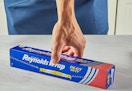 reynolds wrap on table