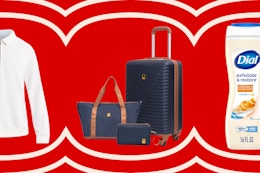 Top Walmart Deal Picks at Half Price or Less: Luggage, Clothing, and Essentials card image