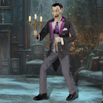 6' Animated Vampire Butler