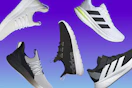 adidas shoes on a gradient