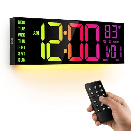 Large Digital Wall Clock
