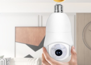 a light bulb security camera