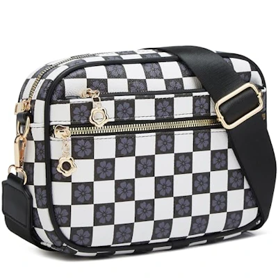 Crossbody Bag, 12 in x 5.8 in x 8.8 in