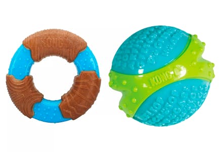 2 Blue Dog Toys