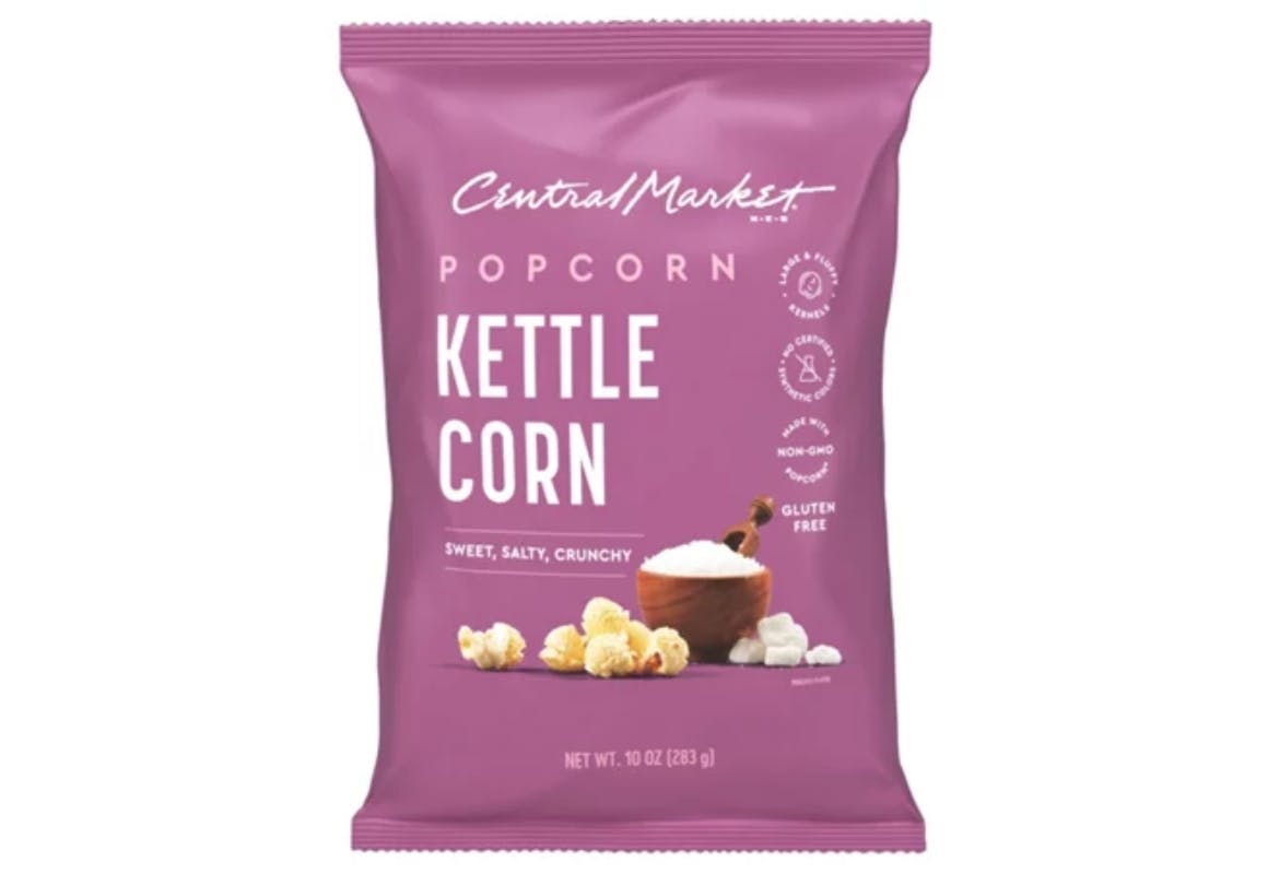 2 Central Market Popcorn Bags
